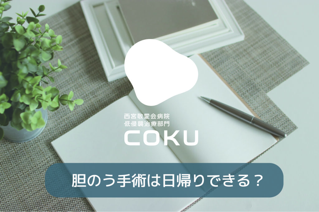 腹腔鏡下胆嚢摘出術は日帰りが可能なのか？